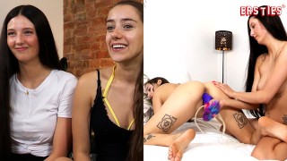 First Time Tentacle Fantasy: Girls Using Tentacle Dildo & Dragon Tail for Extreme Pleasure