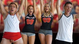 Football Stepmoms Celebrate With Intimate Taboo Foursome