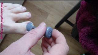 Freshly Painted Pretty Toes – Sexy Foot Worship with New Nail Polish