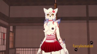 Furry Hentai Amateratsu’s Alluring Character Presentation