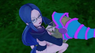 Futa Dark Magician Girl Dominates Ursula in Passionate 3D Hentai