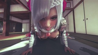 Genshin Impact Noelle POV tight ass makes you cum so fast