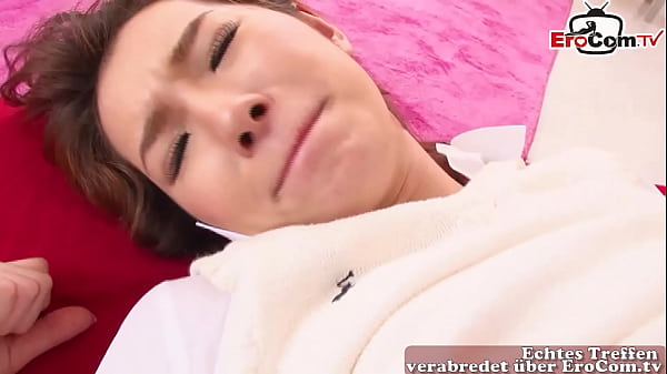 Hairy Asian College 18yo Teen Sensually Tries Porn for First Time