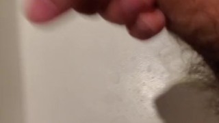 Horny Shower Tease Slowly Builds To A Very Massive Explosive Cumshot