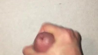 Horny Young Cock Jerked Slowly With Intense Passion To Explosive Cum
