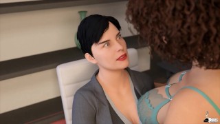 Hot Wife Sucks and Fucks Husband’s Boss in Secret Meeting