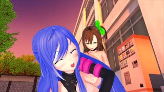 Hyperdimension Neptunia Futa IF Intense Sensual 3D Iris Heart Hentai