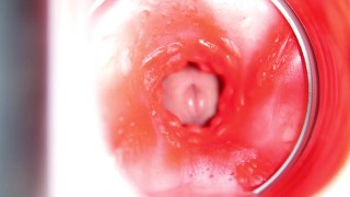 INTERNAL CAMERA INSIDE PUSSY!  Massive Cumshot & Best 4K ASMR Experience!