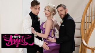 Izzy Wilde Gets Destroyed from Behind by Cole Church & Steve Rickz at Prom Night!
