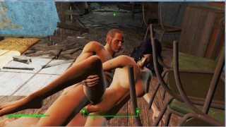Knight Reese Big Cock Satisfies Horny Girls in Fallout 4 Sex Mod