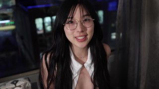 Korean Secretary Pantyhose Fetish | Boss Sex for a Raise | Slutty Secretary POV