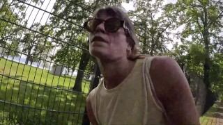 MILF Fucked Inside Open Door Motorhome! Outdoor RV Sex Adventure
