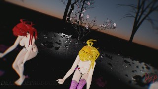 MMD R18 Bikini Misaka Aylin Killer Lady Hot Seductive Dance Tease
