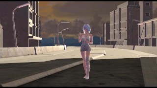 MMD R18 Io Code Vein Whispering Paranoia Amidst Eternal Moonlit Shadows