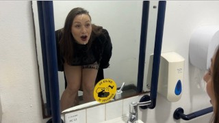 My Boss Cheats on His Wife: Surprise Facial in Dirty Pub Toilet