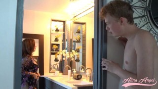 Naughty MILF Alina Angel Gets Caught Fucking Her Best Friend’s Son – Young Dick vs. Experienced MILF