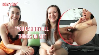 Nervous Babe Has Her Very First Lesbian Sex Experience – Raw Amateur