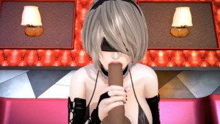 Nier Automata 2B 3D Hentai Erotic Alluring Android Deepest Desires