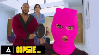 OOPSIE: Sneaky Trans Babe Korra Del Rio Caught & Disciplined | Rough Threesome + Facial