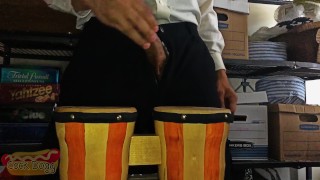 Playing The DrumsWith My Cock Rhythmic Performance