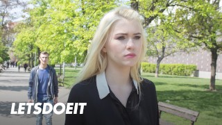Polish Blonde Misha Cross Takes a Massive Foreign Cock: Deep Throat & Intense Riding! | LETSDOEIT
