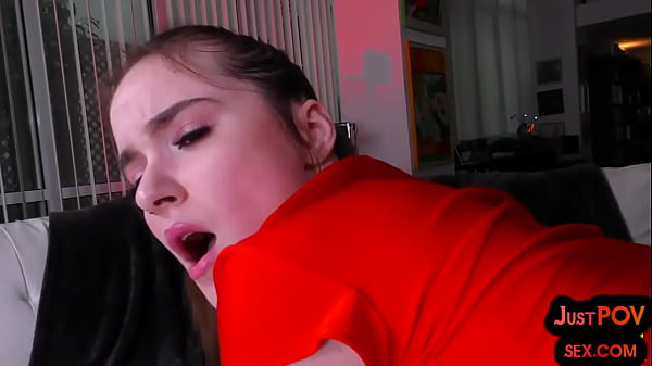 POV Teen Prepares Tight Asshole With Dildo For Intense Ass Drilling