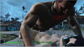Public sex right on the street amid intense and passionate moments