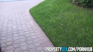 Real Estate Agent Busted Watching Porn! – She GetsSo Horny She Needs to Act on It (PropertySex)