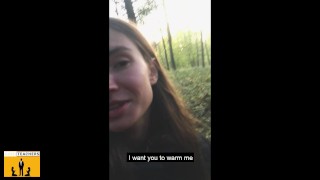 Russian Girl Performs Intense Blowjob in German Park – Raw Outdoor Encounter