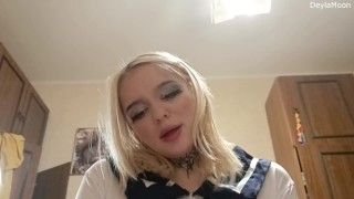 Stepsister Facial While Guests Are Home – Secret Risky Pleasure