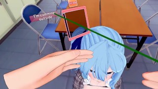 Suisei POV Backstage Blowjob – Deep Throat Sensation Part 2