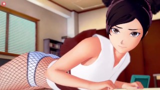 Tenten gets fucked hard no sound in sensual hentai action Otsukira