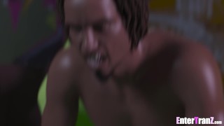 Transgender Alien Queen Yearns for Intense Passionate BBC Connection