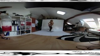Victoria Pure VR Backstage Photoshoot Dildo Masturbation Tease