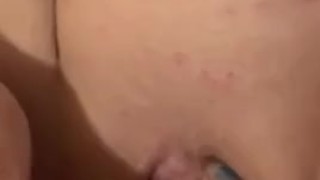 Wife Goes Wild With Toys While Husband Watches Her Masturbate