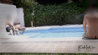 Wild Pool Party atSwinger Club – Intense Group Sex in the Water