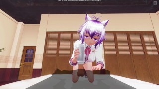3D Hentai Schoolgirl Faps You With Naughty Dirty Talk