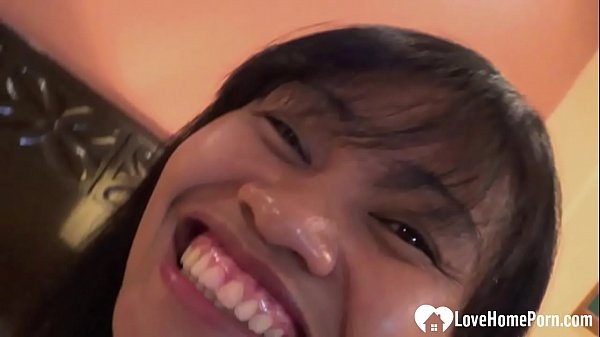 Big booty Asian trembles with pleasure from his thrusts