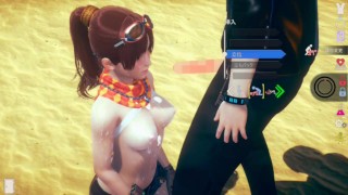 Big Tits Peddler Gets Her Breasts Erotically Rubbed