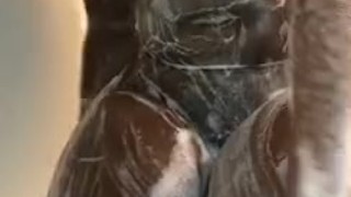BlacBonnie Shower Tease – Steamy Wet & Naughty Solo Session