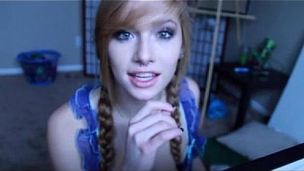 Blowjob on a Fake Penis During Passionate Intimate Moments of Pleasure