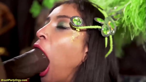 Brazilian Samba Girls Get BBC Ass Fucked at Carnaval Orgy