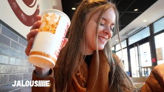 Burger King Hostess Tries To Bribe Me During Our 48H Challenge Ep8