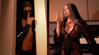 Burglar Breaks Into Busty Housewife’s Home: Intense Home Invasion Sex Scene