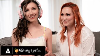 BustyRedhead MILF Takes Her Naughty Teen to Bed | Forbidden XXX Encounter