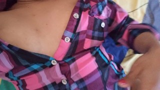 Creampie Inside My Wife! Unfaithful Whore Looking For More Cocks