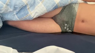 German Girl Wets Bed During Sex | Hot Blonde Pissing in Bed (Amateur Omorashi)