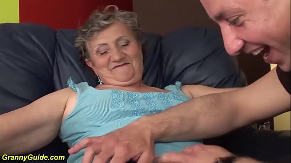 Hairy Bush Chubby Granny Passionately Rimmed and Fucked