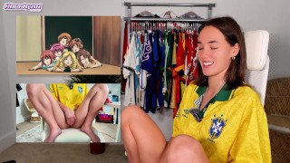 Hentai Fever: Real Girl Goes Wild Watching Harem Porn – Full Pussy Cam Experience