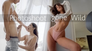 Hot Fitness Model Gets Fucked During a Real Photoshoot | Behind The Scenes Gone Wild